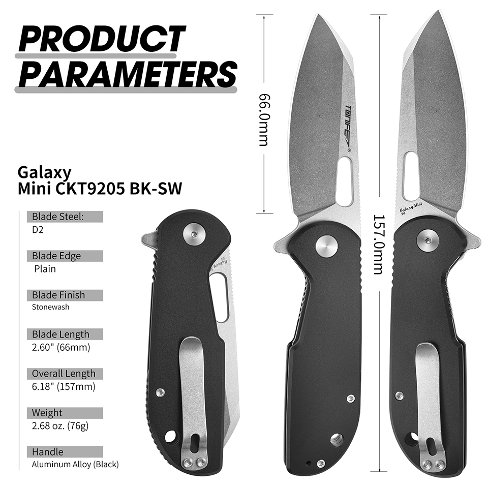Edc Carry Pocket Knife - Складной нож TONIFE Galaxy Mini CKT9205