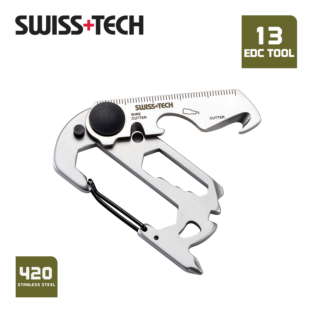 Edc Carry Knife - SWISS TECH 13 в 1, мини-переносной