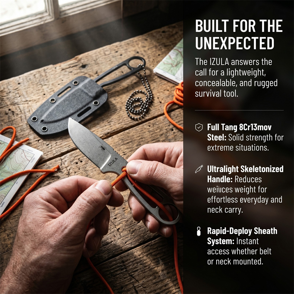 Нож для выживания с фиксирован – обзор и цена Edc Concealed Carry Knife