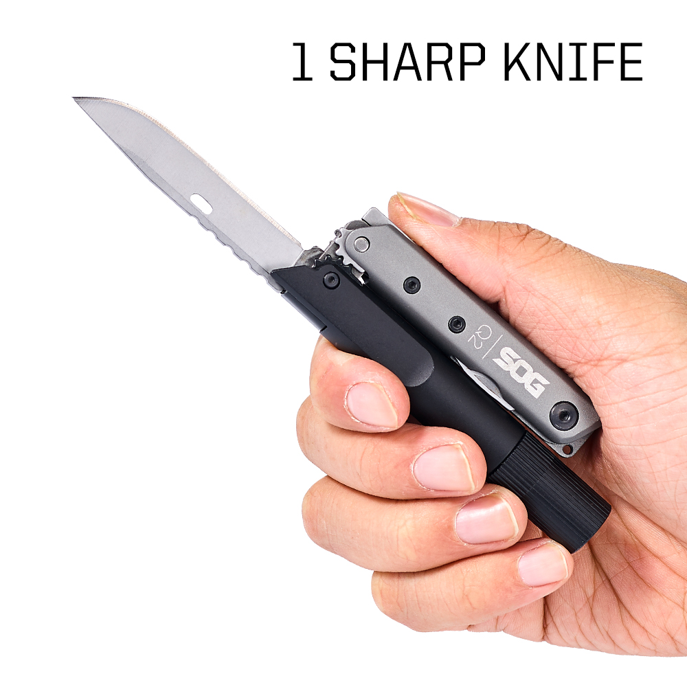 SOG BATON Q2 Мультиинструмент  – обзор и цена Edc Carry Knife